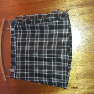 Plaid Skort wrap